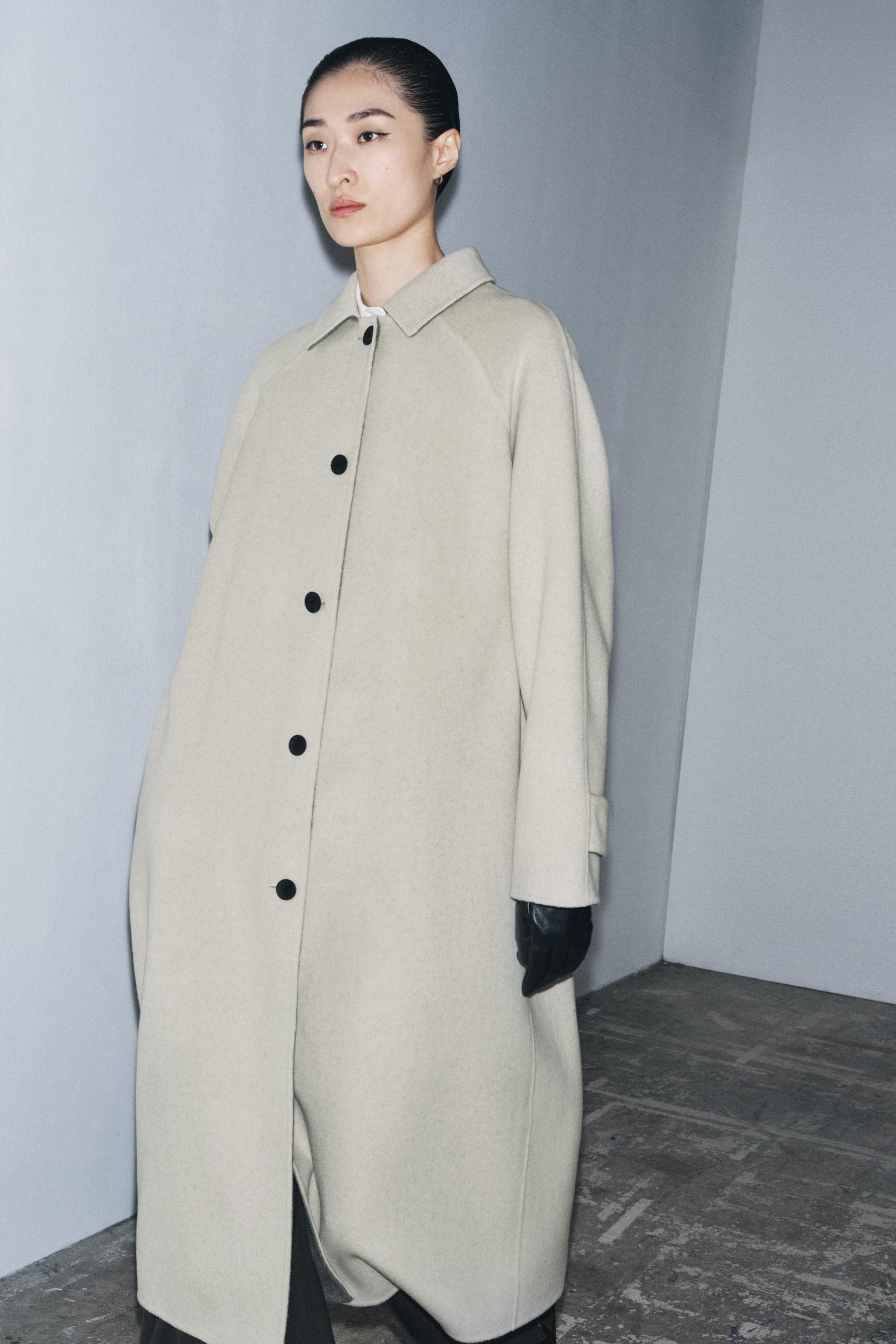 ZW COLLECTION LIMITED EDITION LONG WOOL BLEND COAT